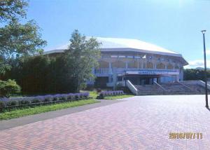 同公園内、セキスイハイムアリーナ